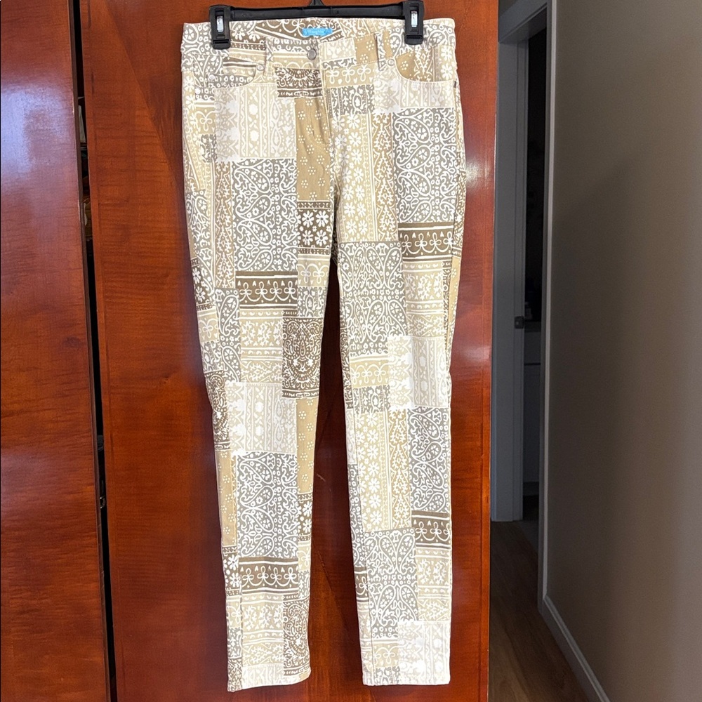 J. McLaughlin Patchwork Lexi Denim Jeans Pants Size 6